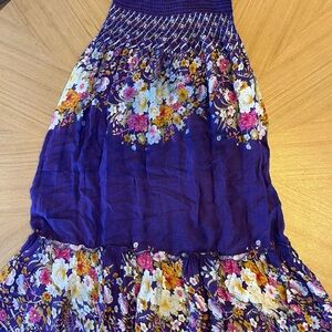 Floral Purple Skirt